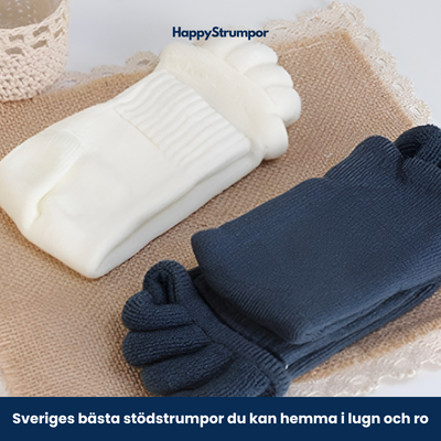 HappyStrumpor - Minskar smärta i fötter, vrister och ben